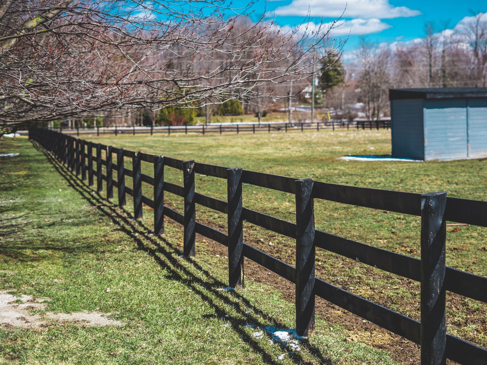 Farm and horse fencing example in Martinsville, Indiana
